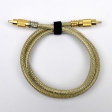 High-End 1 Meter DIGITAL COAX (Coaxial) AUDIO CABLE with Gold RCA Jacks 1m Long