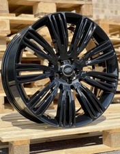 22" RANGE ROVER 9012 STYLE ALLOY WHEELS GLOSS BLACK RANGE ROVER SPORT/VOGUE  115