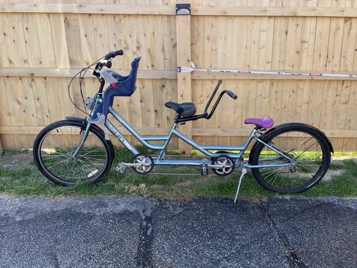 Family tandem bike sun - tandem, bike--sun