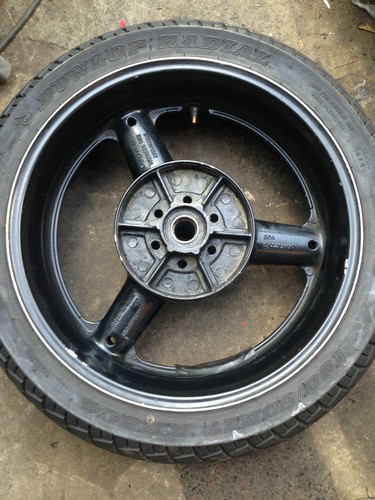 1998 suzuki gsxr - w, rear