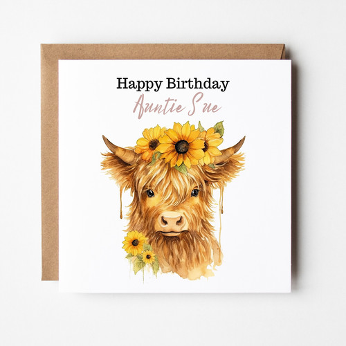 Personalised birthday card - personalised,