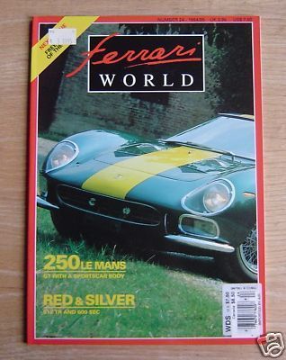 Ferrari world magazine issue - ferrari,
