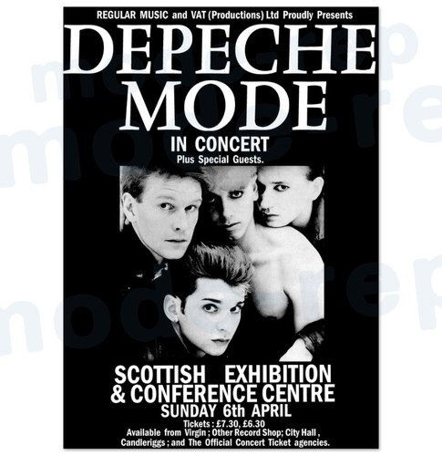 Vintage depeche mode concert - depeche,