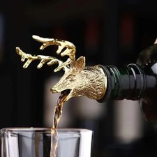 Deer Head Zinc Alloy Wine
