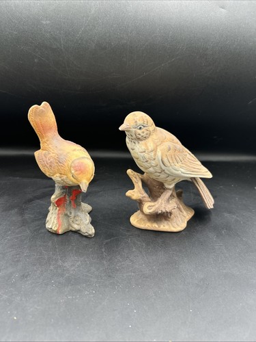 Bisque porcelain wren and - bisque,
