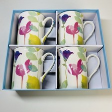Portmeirion Water Garden Mug x 4 - New In Box