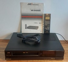 JVC HR S500EK  Stereo Video Cassette Recorder With Remote + Instructions Working
