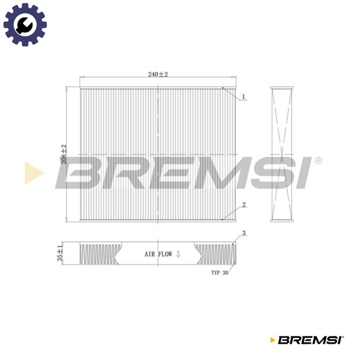 Filter cabin air - filter,