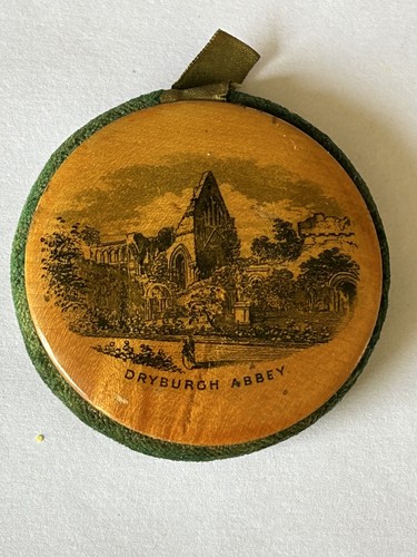 Antique mauchline ware treen - ware,
