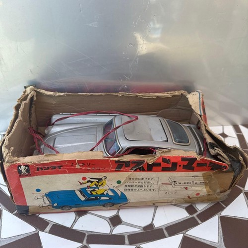 Bandai aston martin tin - martin, toy