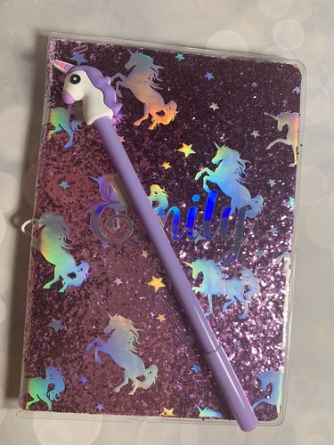 Personalised purple unicorn - personalised,