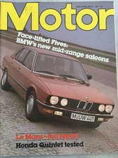 Motor Magazine - 20 June 1981
