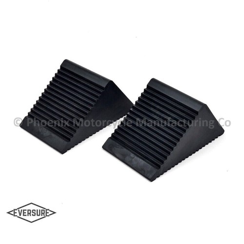 Eversure rubber wheel chocks - rubber,
