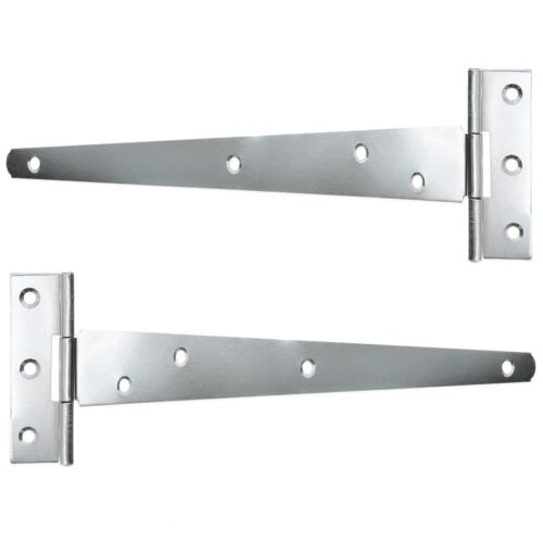 Galvanised tee hinges - tee, 8"