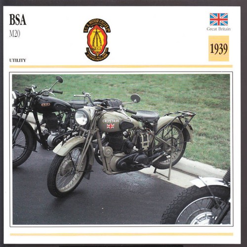 1939 bsa m20 500cc - bsa,