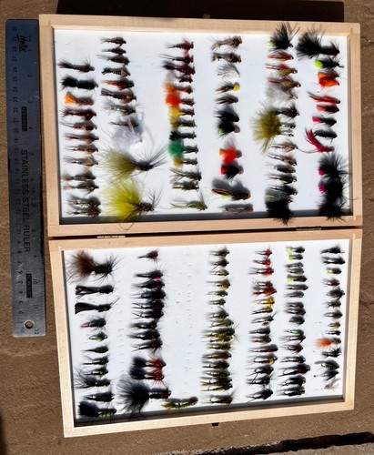 Shakespeare wooden box fly