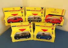 SET OF 5 DIECAST MODEL CARS