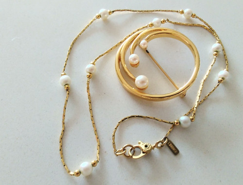 Vintage monet necklace - vintage,