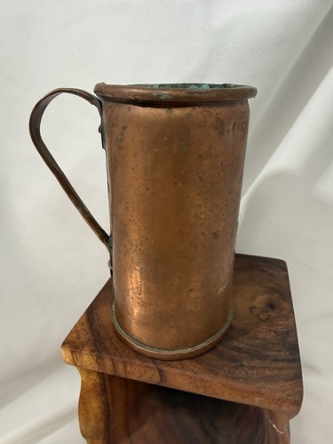 Antique copper measuring - measuring, cup