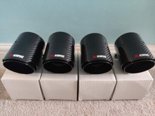 AKRAPOVIC 3.5" CARBON EXHAUST TIPS M2 F87 M3 F80 M4 F82 M5 F10 M6 F06 F12 F13