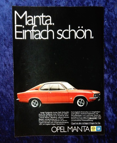 Opel manta original - manta,
