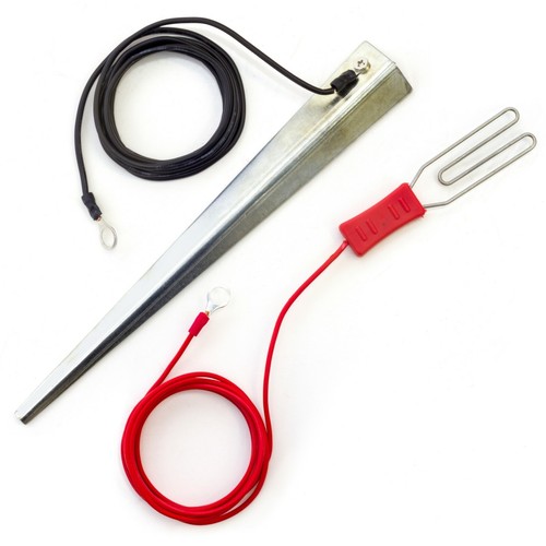 Earth stake and fence - stake,