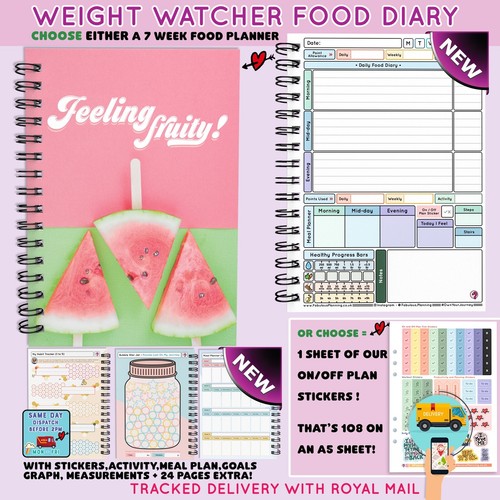 Food diary organiser - ww,