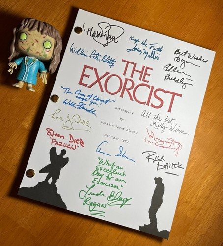 The exorcist script signed - the, signed-