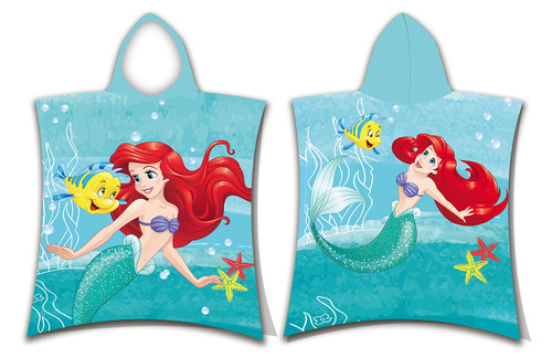 Girls mermaid hooded towel - girls,