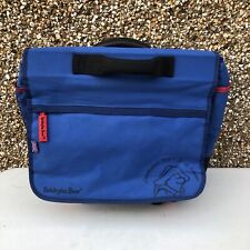 Paddington Bear Backpack Trolley Travel School Laptop Holiday With Wheels Blue