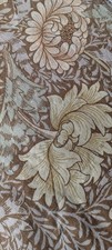 Vintage Sanderson linen William Morris Chrysanthemum fabric