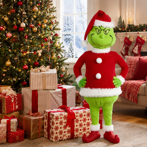 60cm christmas grinch soft - christmas,