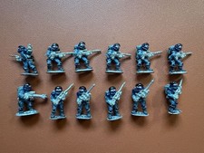 Citadel Spacefarers 1980s 25mm miniatures - 12 Imperial Marines S33, 34, 35, 38