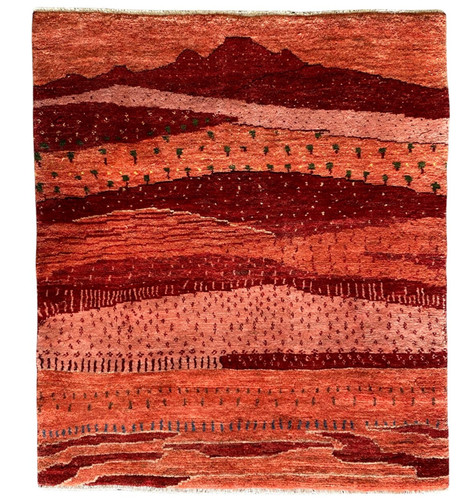Fine wool gabbeh rug hand - gabbeh,