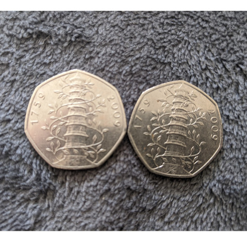 50p coin bundle - bundle, 2009