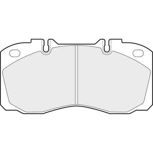 Brake pads set for - brake, iveco