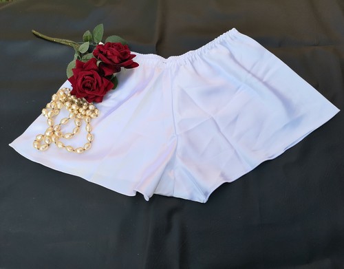 White satin french knickers - french,