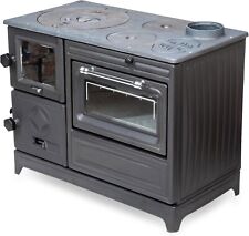 Metal enameled wood burning