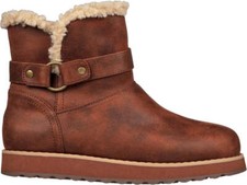 Skechers Keepsake 2.0 WIDE FIT Womens Walking Boot Brown Offroad Hiking Shoes