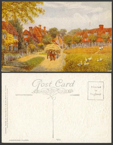 Quinton old postcard - old,