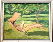 Vintage Oil Painting On Board