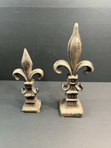 Heavy cast iron fleur lis - heavy, de