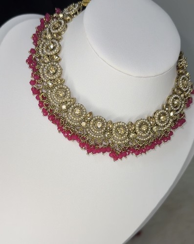 Indian necklace set - necklace,