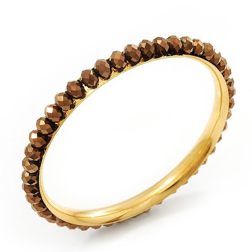 Slim bronze metallic glass - metallic,