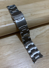 SEIKO 20mm Oyster Style bracelet stainless steel with curved connectors BARGAIN!