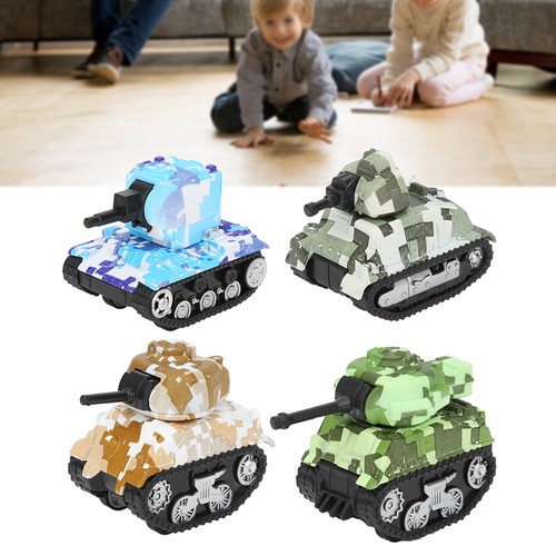 4pcs alloy tank - model, pull