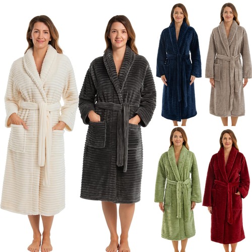 Fleece bathrobe sherpa - fleece, lined