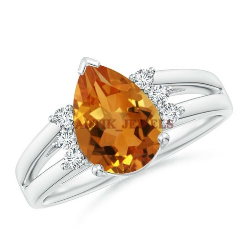 Natural citrine gemstone with - natural,