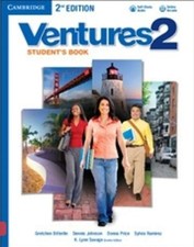 VENTURES 2 STUDENT'S BOOK WITH CD 2nd Edition SC 2014 Good