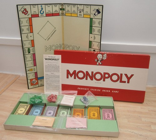Vintage long box monopoly - vintage,